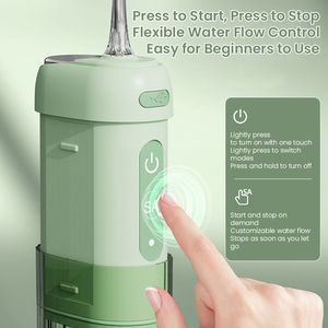 <span class=keywords><strong>Irrigador</strong></span> <span class=keywords><strong>Dental</strong></span> Eléctrico Inalámbrico IPX7, <span class=keywords><strong>Irrigador</strong></span> Bucal Portátil para Limpieza de Dientes, Encías y Aparatos Ortodóncicos - Product Image 2