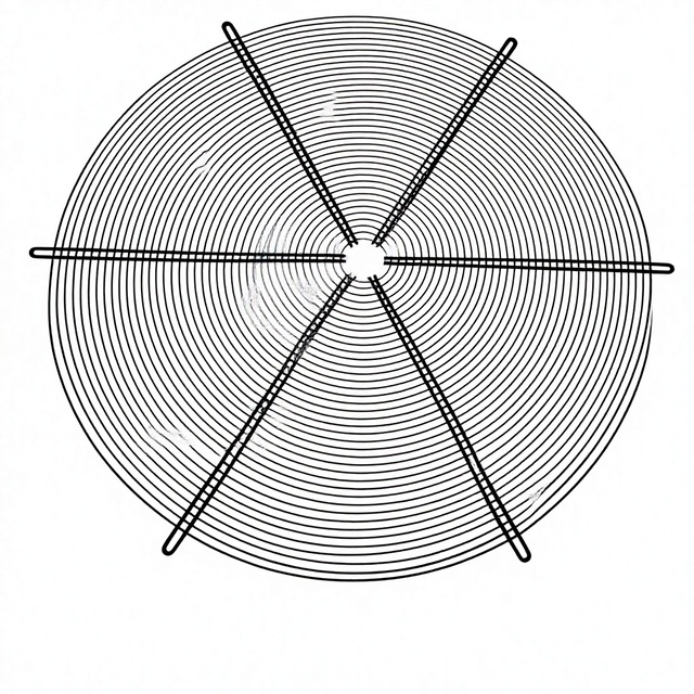 Popular Professional Customized Industrial Power Coated Stainless Steel and Iron Ventilator Grill Fan Cover with 3-Year Warranty