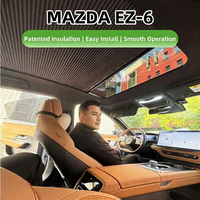 Pare-soleil panoramique Mazda EZ-6 pour toit ouvrant de voiture, pare-soleil électrique rétractable, isolant thermique, réduisant la température, cadre en aluminium