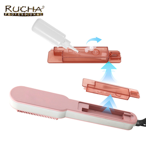 Peine alisador de pelo de vapor LCD con revestimiento de cerámica cepillo alisador de pelo profesional - Product Image 3