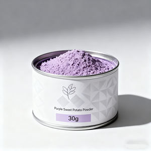 OEM özel etiket toptan 100% doğal <span class=keywords><strong>Yam</strong></span> tozu mor tatlı patates tozu 30g Ube tozu - Product Image 2