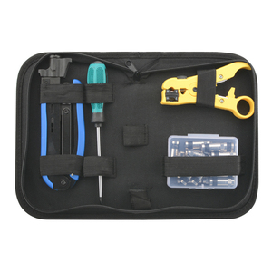 Kit d'outils de réparation de câbles Stripper Repair Tool 75-5 F pour RG6 RG59 RG11 avec compression F - Product Image 1