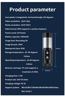 Caméra d'action sportive HD 1080P CMOS étanche pour casque de vélo, lampe torche, dashcam, WiFi extérieur, 2MP