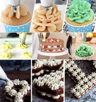 Fabrik 27 Stück Set Russian Icing Piping Bag Cupcake Icing Tips Kuchen Dekorations werkzeuge Kit Back zubehör