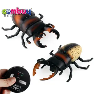 遥控仿真动物蠕虫rc甲虫玩具