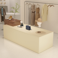Élégant moderne pour femmes magasin de vêtements affichage armoire armoire charnières réglables panneau en bois porte MDF Construction-Yimutang