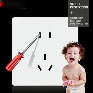 Interruptor de Pared Tipo 86 para Hogar, 5 Orificios, 10A, 86*88*35mm, Montaje Oculto, 1 Gang, Control Único y Sin Marco, 2 Puertos USB-A - Product Image 5