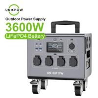 Stasiun Tenaga Portabel Darurat Tenaga Surya All in One 3000W 3600W 5000W 6000W Baterai Lifepo4 110V 220V untuk Rumah, Luar Ruangan, dan Berkemah