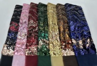 Tissu en dentelle de tulle perlé et pailleté de luxe 2026 pour robe de mariée, tissu en dentelle africaine française perlé de luxe pour matériel nuptial