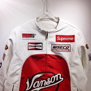 مصنع السعر 26 جديد الأوروبية الأمريكية أزياء العلامة التجارية التعاون الشتاء الوقوف الجبهة دراجة نارية جلدية بومبر سترة فاخرة - Product Image 5