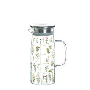 Juego de tetera enfriadora de desayuno de gran capacidad de vidrio de borosilicato alto personalizable, báscula doméstica con asa de fábrica - Product Image 6