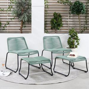 Pacific Ensemble de meubles d'extérieur Pang Pair Chaise de jardin Tabourets <span class=keywords><strong>Restaurant</strong></span> Salle à manger Parc Hôtel Chambre Sièges Chaise de jardin extérieure - Product Image 3