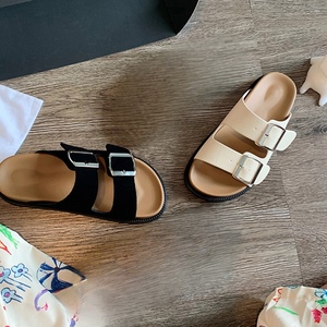 Dép nữ gót vuông mùa hè <span class=keywords><strong>2025</strong></span>, giày thời trang nữ, dép xỏ ngón khoét lỗ, kiểu dáng xỏ ngón, dép nữ đính đá, dép lê nữ - Product Image 4