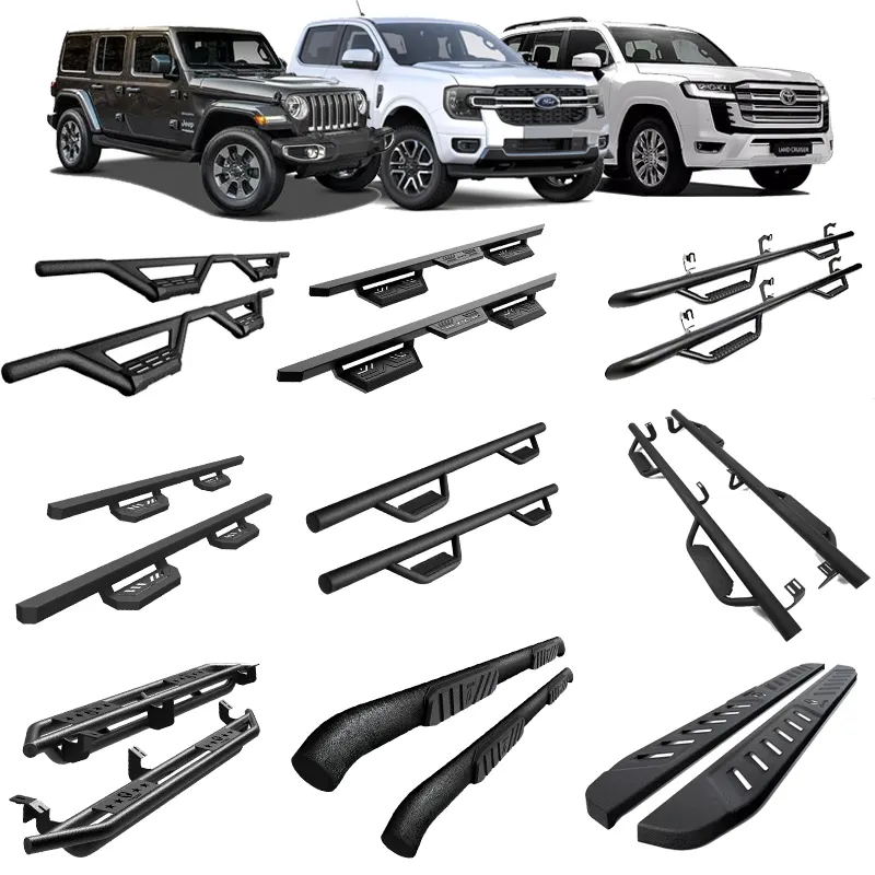 Barre Nerf latérale de marchepied en aluminium d'usine OEM pour Toyota 4Runner pour Toyota FJ cruiser Land cruiser 4x4 accessoires de voiture