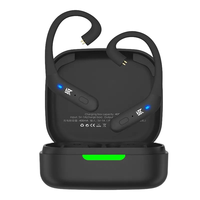 Écouteurs sans fil KZ AZ20 BT 5.3 de haute qualité avec technologie sonore HIFI AptX HD Câble de mise à niveau de type C Casque en métal avec crochet