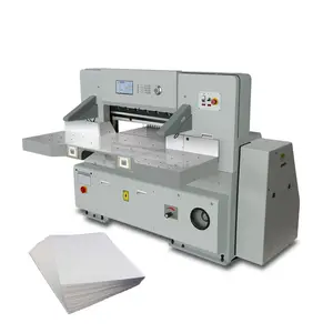 [] Máquina cortadora de papel multipolar estándar CE Precio Guillotina Papel Maquinaria cortadora hidráulica