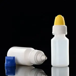 Passen Sie nachfüllbare Plastik-Augentropfen flasche 5ml hdpe steril an