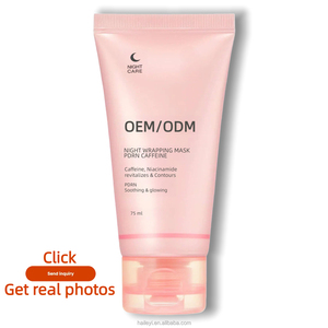 Masque de nuit enveloppant à <span class=keywords><strong>la</strong></span> caféine rose PDRN, niacinamide, éclaircissant, raffermissant, apaisant, masque peel-off pour le visage, pour tous types de peaux - Product Image 2
