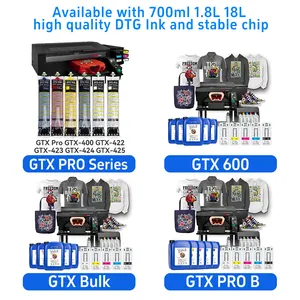 18L xô số lượng lớn mực chip Refill DTG dệt mực thùng trống cho anh trai GTX Pro loạt GTX Pro B GTX PRO số lượng lớn đầu in