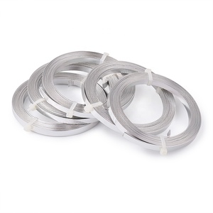 Bonsái al por mayor, <span class=keywords><strong>alambre</strong></span> <span class=keywords><strong>plano</strong></span> <span class=keywords><strong>de</strong></span> <span class=keywords><strong>aluminio</strong></span>, accesorios <span class=keywords><strong>para</strong></span> hacer joyas DIY - Product Image 2