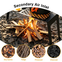 Mini Grill Longue Durée pour les Promenades en Plein Air