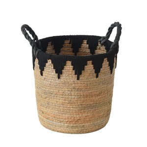Custom handmade straw woven storage <b>baskets</b> for household laundry, miscellaneous items, toys, guesthouses, living rooms, and - Product Image 3