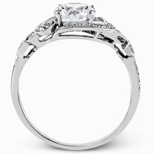 Anello Intrecciato Scintillante per Donne, Gioiello Elegante e Delicato per le Dita - Product Image 4