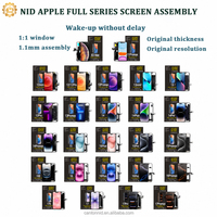 Écran OLED souple NID pour iPhone 14 Pro Max, assemblage 1,1 mm avec cadre, fenêtre 1:1, taux de rafraîchissement 120 Hz