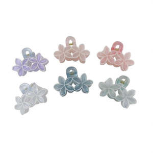 Fermagli per capelli a doppia griffa Z White da 10 cm in plastica, accessori per capelli da donna, stile dolce, per uso quotidiano - Product Image 1