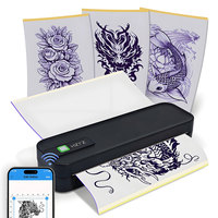 Imprimante thermique portable A4 personnalisée pour les voyages, papier thermique A4&A5, imprimante sans encre compatible avec IOS Android ordinateur portable
