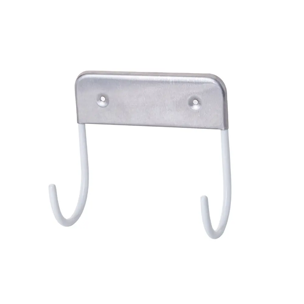 Hanging rack double hook stainless steel ironing board stand hotel hanging rack iron board holder