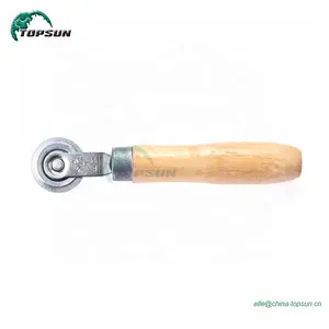 Outil de réparation de crevaison pneus de voiture camion poignée en bois roulement à <span class=keywords><strong>billes</strong></span> <span class=keywords><strong>pneu</strong></span> Patch rouleau couture - Product Image 3