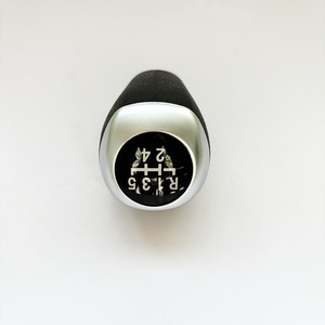 Chen Can Car Gear <b>Knob</b> Leather <b>Shift</b> Lever For Hyundai Bora 5 Speed Manual Transmission - Product Image 3