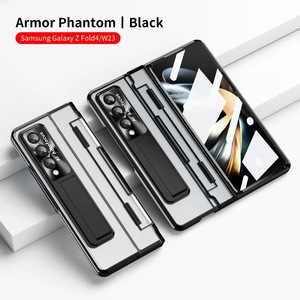 Charge sans fil galvanisée à haute transparence avec fente pour stylo pour <span class=keywords><strong>SAMSUNG</strong></span> <span class=keywords><strong>ZFOLD</strong></span> 7 6 5 4 <span class=keywords><strong>3</strong></span> Film de coque de charnière entièrement enveloppé - Product Image 3