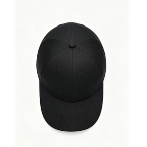 Gorra de Béisbol Unisex de Secado Rápido, de Lona, con 6 Paneles, Visera Curva, Suave, Ligera, Resistente al Agua, Negra, Deportiva, con Hebilla Ajustable - Product Image 5
