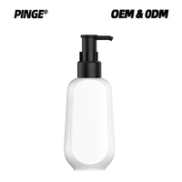 Flacon pompe en plastique PET de 150 ml, vide, rechargeable, pour shampoing, gel douche, produits de soin de la peau, liquides cosmétiques