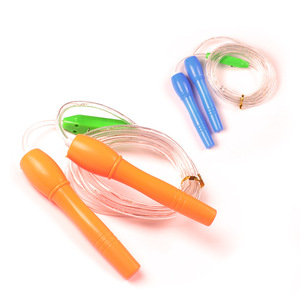 Cuerda para saltar con luz para niños, longitud ajustable, juguete LED intermitente con función luminosa de siete colores, seguro y ecológico - Product Image 2