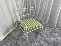 Mobilier d'extérieur Chaise moderne en acier inoxydable Chaise Fauteuil de jardin Chaise de mariage Canapé d'extérieur imperméable
