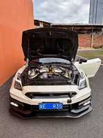 Kit carrosserie de haute qualité pour GTR R35, mise à niveau 2024, Top Secret, fibre de carbone, pare-chocs avant et arrière, spoiler, capot moteur, jupe latérale