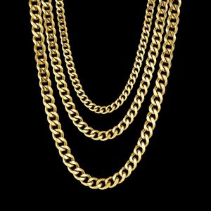 Stainless Steel Bulk <b>Silver</b> Men Jewelry Women Bracelet Gold Necklace Set 18K Black Miami Cuban Link Chain - Product Image 3
