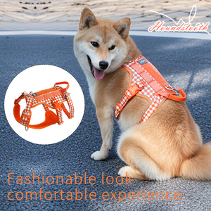 Pas de traction personnalisé Plaid Designer <span class=keywords><strong>3</strong></span> <span class=keywords><strong>points</strong></span> <span class=keywords><strong>harnais</strong></span> <span class=keywords><strong>chien</strong></span> Molle Patch personnalisé imprimé léger <span class=keywords><strong>harnais</strong></span> pour <span class=keywords><strong>chien</strong></span> avec poignée sac à dos - Product Image 2