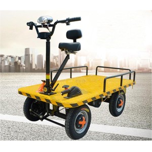 รถรางไฟฟ้าแบบแบนสำหรับขนส่งถังน้ำมัน รถขนส่งไฟฟ้า - Product Image 6