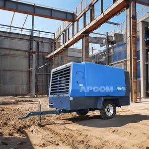 เครื่องอัดอากาศแบบสกรูดีเซล APCOM 16-22 บาร์ 185-1000 CFM สำหรับอุตสาหกรรม - Product Image 4