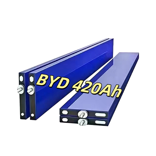 BYD 3.2V Blade LiFePO4 420Ah Prismatic Lithium Battery Cells-6000 Cycles for Solar Energy Storage