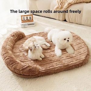 Winter Warm Summer Dog <b>Bed</b> Autumn Cat <b>House</b> Fully Removable Eco-friendly Oval Sofa Cushion for Dogs All Seasons - Product Image 2