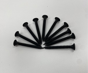 Vis à cloisons sèches M4.2 x 38 mm à tête trompette, phosphate noire, pour montants en bois, acier C1022, Homn Reen - Product Image 2