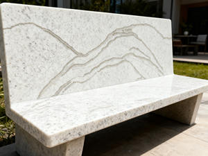 Piani di Lavoro in Quarzo Bianco Karakata Personalizzati per Cucina e Bagno - Prezzi Scontati all'Ingrosso - Product Image 6