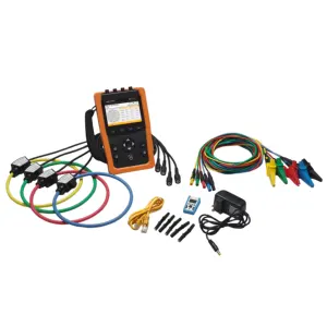 Energy efficiency Data logging electrical parameters Rogowski current clamp meter Continuous Wave Electric Equipment