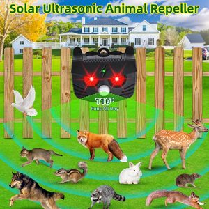 2025 nouveau répulsif solaire pour animaux nocturnes lumière clignotante étanche haute-OEM extérieur <span class=keywords><strong>oiseau</strong></span>/chat/chien/singe dissuasif électrique - Product Image 6