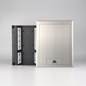 Caja de Tomas de Corriente para Piso con Diseño Empotrado y Gestión de Cables, Tapa de Salida de Cable con Bloqueo Automático - Product Image 4